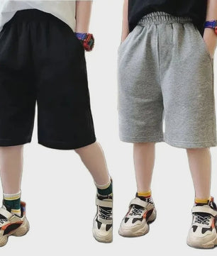 Comfortabele Kinder Shorts Jongens - Katoen, Elastische Taille, Knie lengte (3-14 jaar)