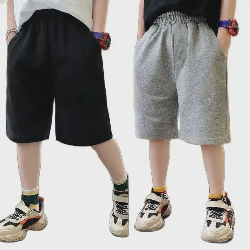 Comfortabele Kinder Shorts Jongens - Katoen, Elastische Taille, Knie lengte (3-14 jaar)