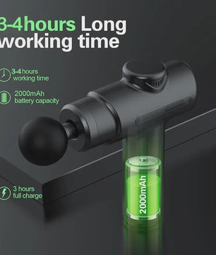 Professionele Massage Gun: Deep Tissue Spierontspanning met 8 Opzetstukken
