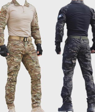 Tactisch Camouflage Uniform Set: Shirt & Broek voor Outdoor Activiteiten