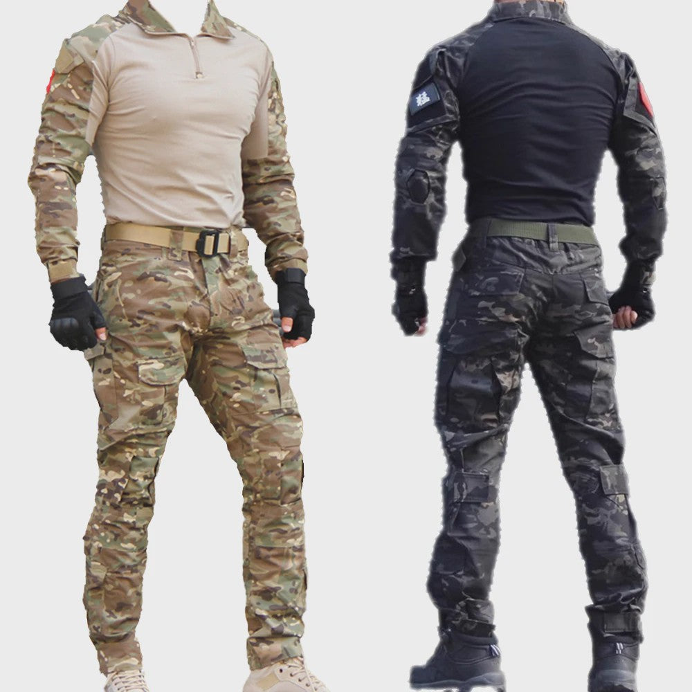 Tactisch Camouflage Uniform Set: Shirt & Broek voor Outdoor Activiteiten