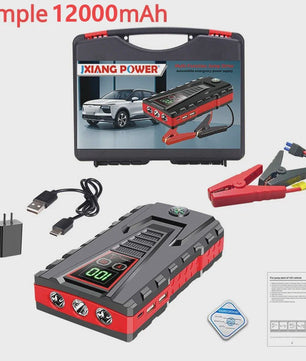 DWiusty 12000mAh Powerbank & Auto Start Booster: Start Benzine/Diesel Auto's Direct & Noodstroom