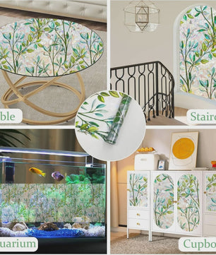 Decoratieve Glasfolie voor Ramen - Statisch, UV-blokkerend & Privacy