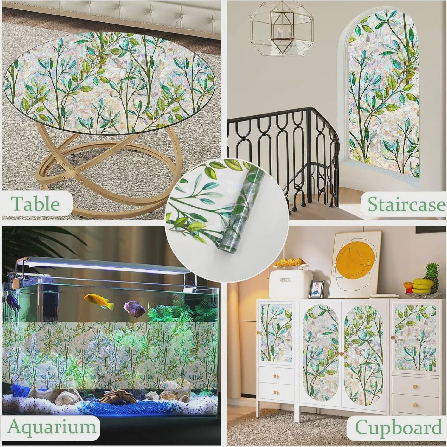 Decoratieve Glasfolie voor Ramen - Statisch, UV-blokkerend & Privacy
