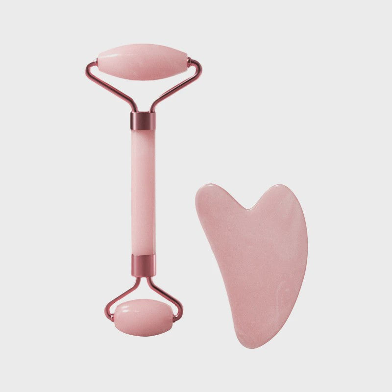 Gezichtsroller & Gua Sha Set - Resin Massage Roller voor Gezicht, Nek en Ogen - Beauty & Huidverzorging
