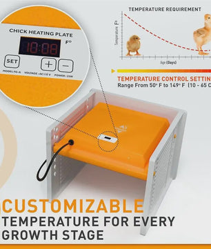 Verstelbare Kip Broedmachine Warmteplaat met Digitale Temperatuurregeling