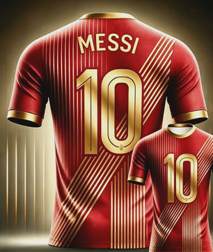 Messi #10 Jubileum T-shirt - Heren, Dames & Kinderen - Sneldrogend
