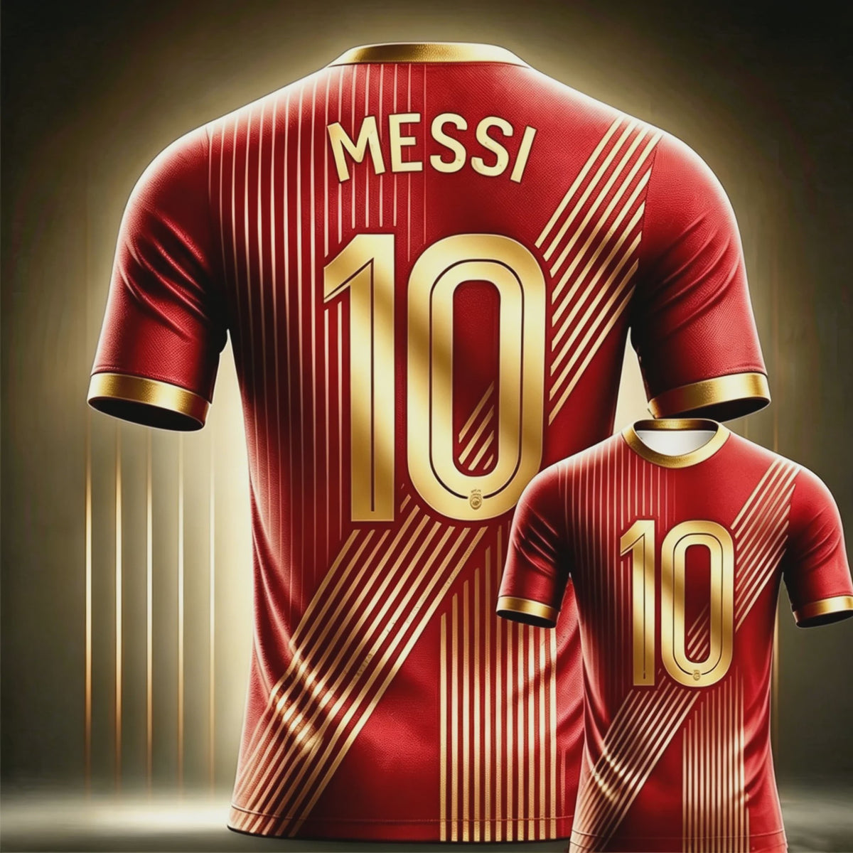 Messi #10 Jubileum T-shirt - Heren, Dames & Kinderen - Sneldrogend