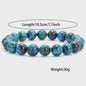 Premium Blauwe Tijgeroog Kralen Armband - Unisex, Meditatie & Helende Sieraden