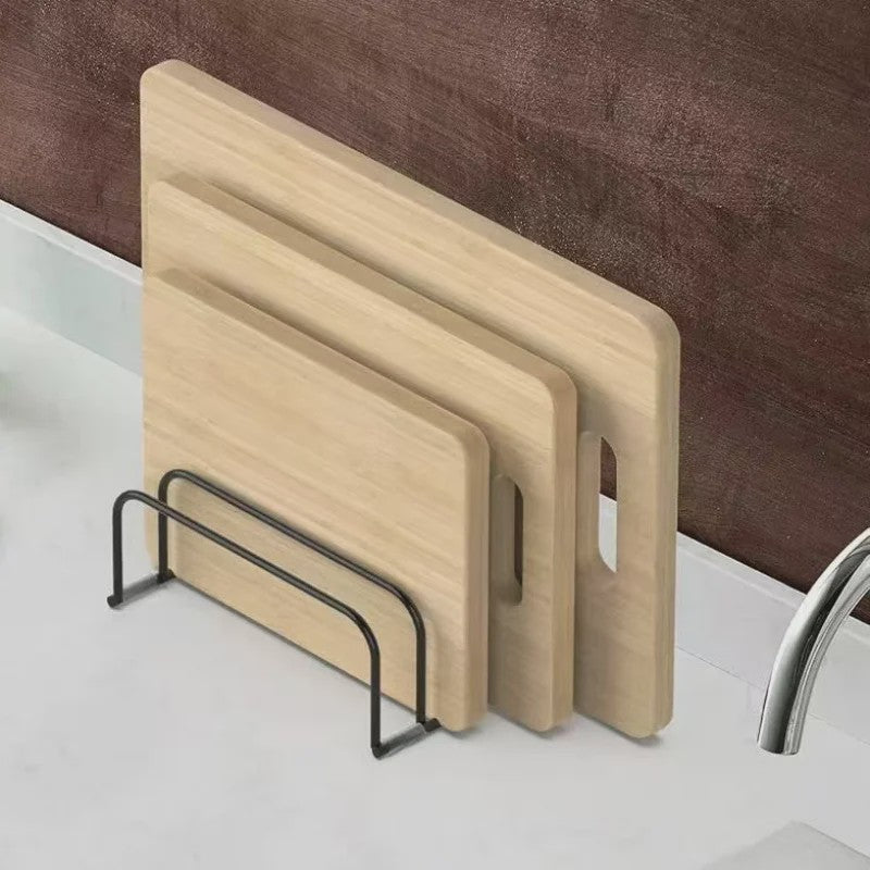 5-laags Keuken Snijplankhouder & Pannendeksel Organizer - Metaal