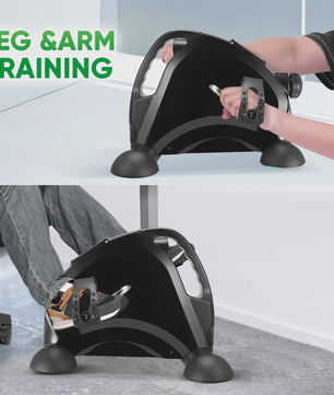 Mini Hometrainer Fiets voor Arm en Benen - Compacte Oefenfiets met LCD Display