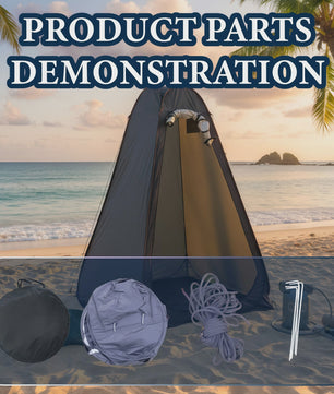 Draagbare Privacy Tent - Pop-Up Douche, Toilet & Kleedkamer voor Camping en Buiten
