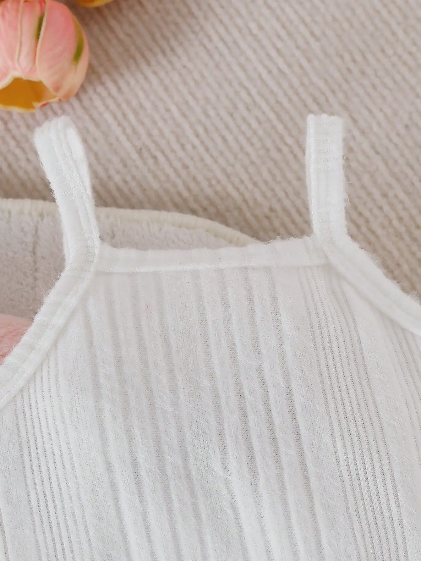 Schattige Baby Meisjes Set: Roze Pluche Jasje, Lange Broek & Top