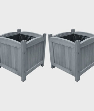Houten Verhoogde Plantenbak 30x30x30 cm - Stevig Hout voor Tuin & Terras