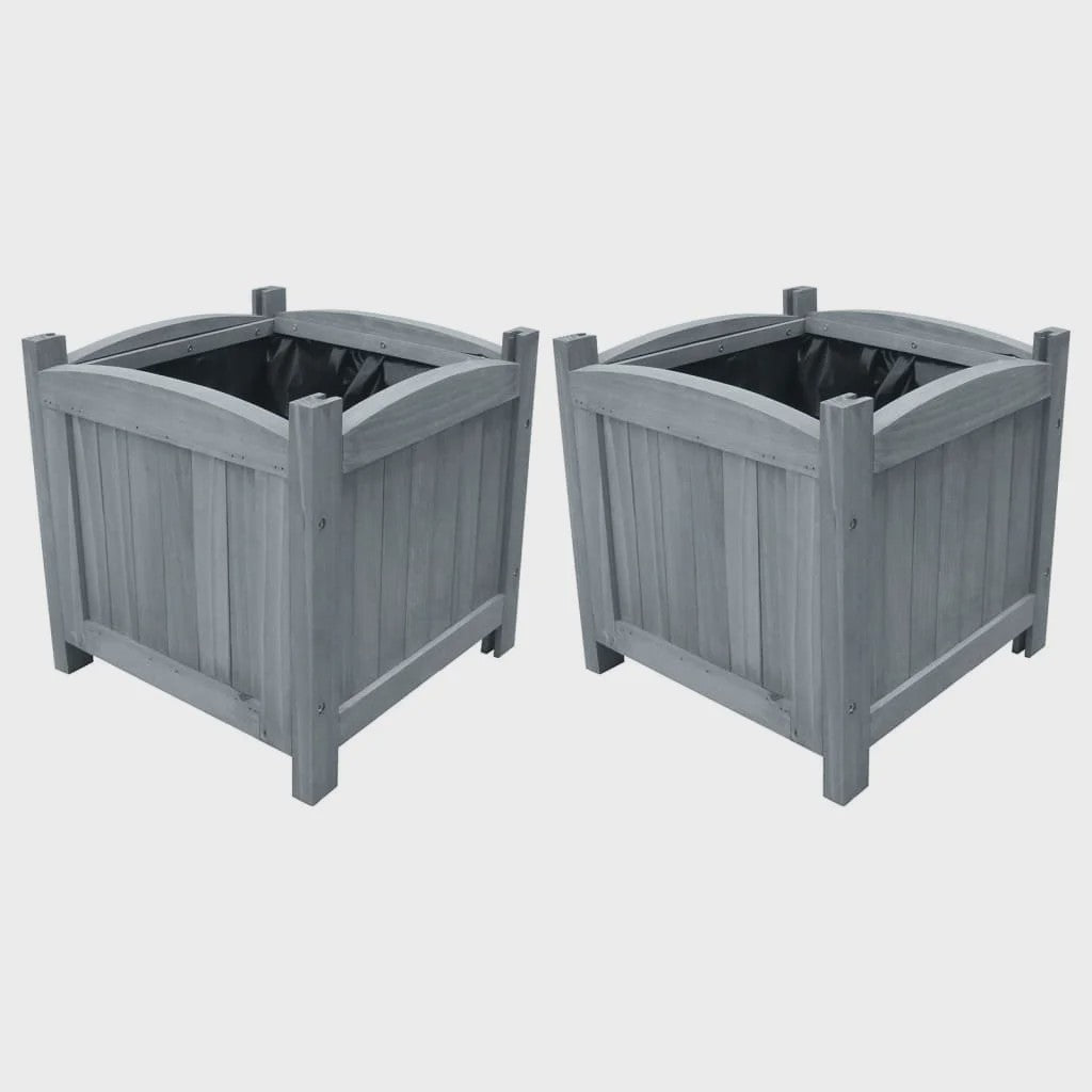 Houten Verhoogde Plantenbak 30x30x30 cm - Stevig Hout voor Tuin & Terras
