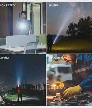 Krachtige Oplaadbare LED Zaklamp - Waterdicht, Zoombaar & USB Oplaadbaar voor Outdoor Avonturen