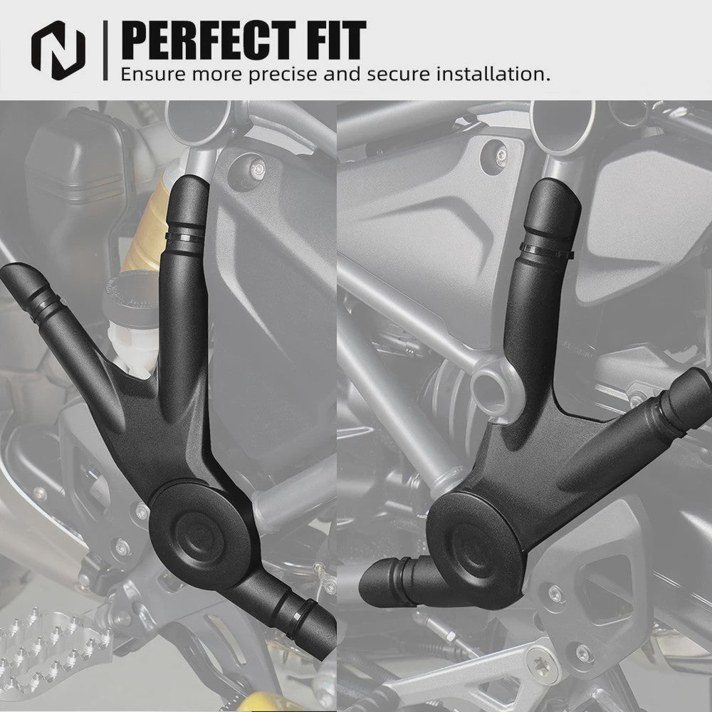 Frame Gaten Afdekking Set & Frame Protector voor BMW R1250GS Adventure (2018-2024) & R1200GS ADV (2014-2018)