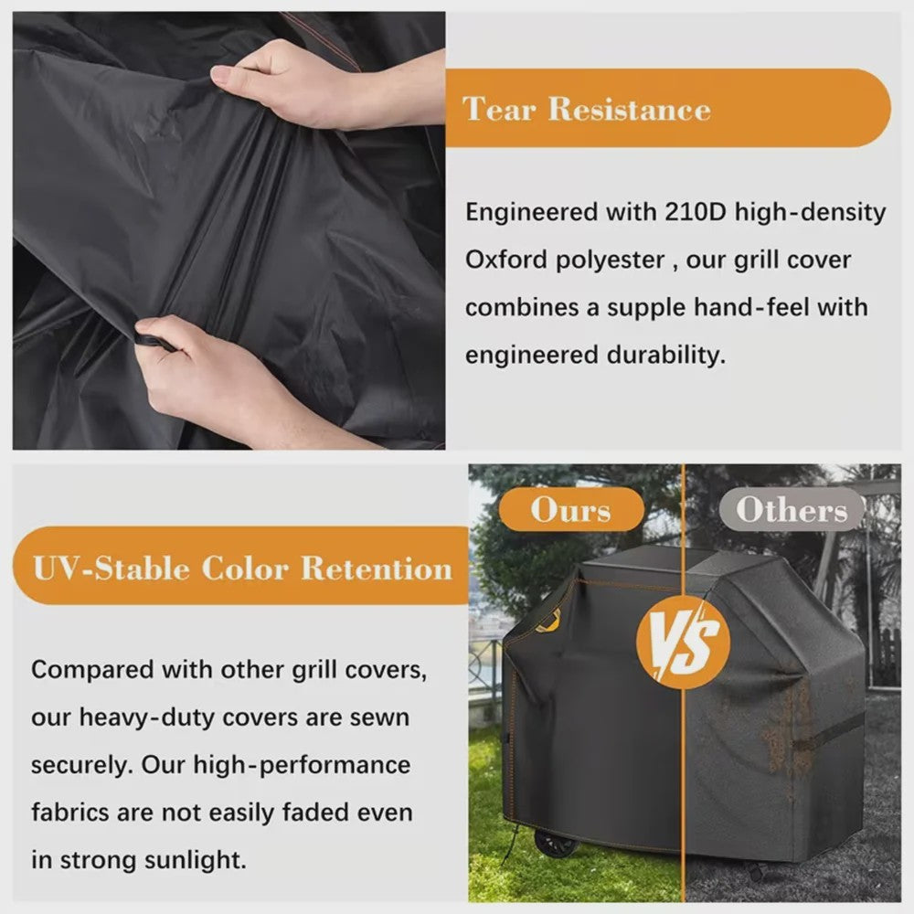 Waterdichte BBQ Hoes - UV-bestendig, Winddicht en Stofvrij