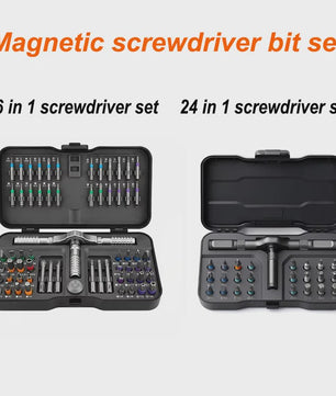 66-in-1 Precisie Magnetische Ratelschroevendraaierset met T-handvat