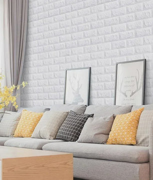 3D Baksteen Behang - Zelfklevend, Waterdicht & Makkelijk Aan te Brengen (70cm x 1m)
