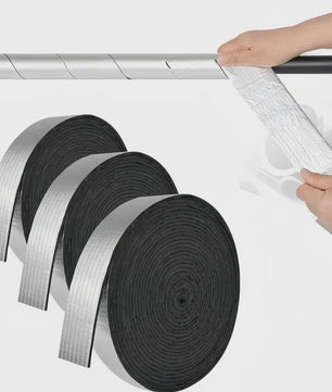 Zelfklevende Glasvezel Pijp Isolatietape - 10 Meter - Waterdicht & Vorstbestendig