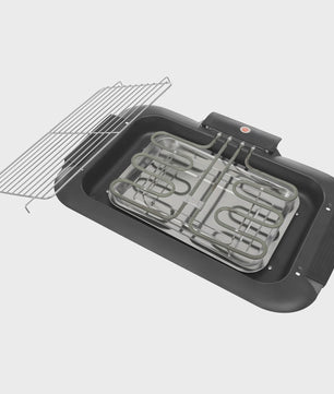 Elektrische Tafelgrill 2000W met 6 Temperatuurstanden - Perfect voor Binnen & Buiten