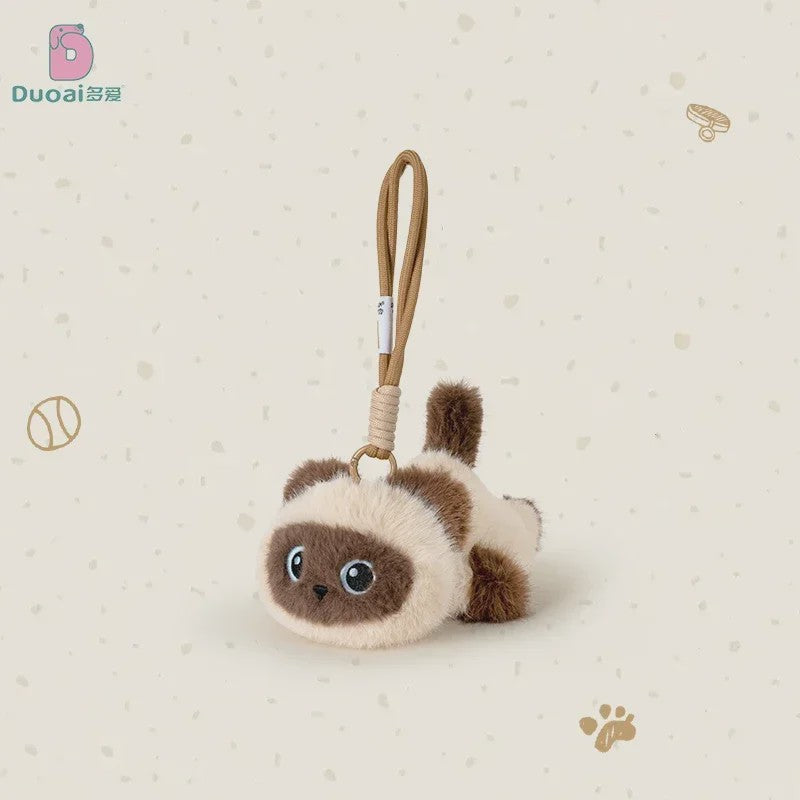 Pluche Kat Sleutelhanger - Schattig Pluche Dier Cadeau voor Kinderen & Volwassenen