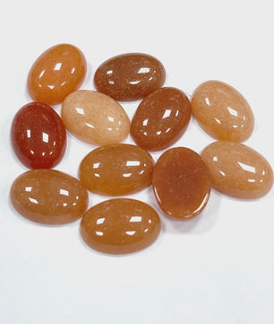 10x Kristal Cabochons Ovaal 13x18mm - Natuurlijke Helende Stenen voor Sieraden Maken