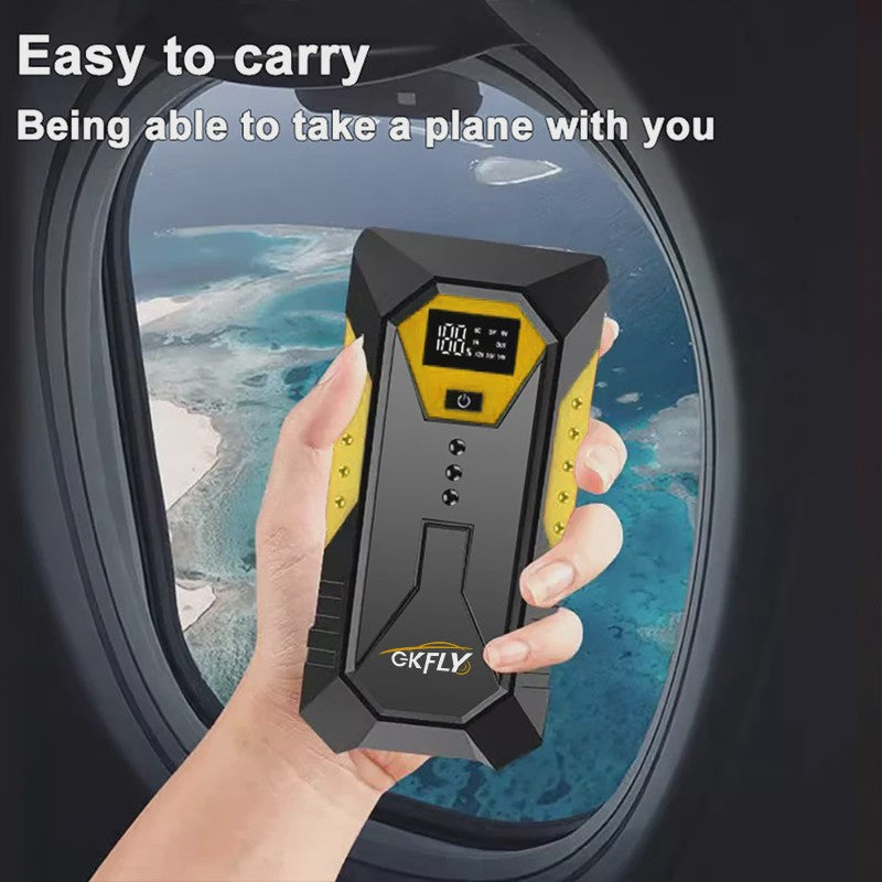 GKFLY 3000A/4000A Krachtige Jump Starter & Powerbank - Start Benzine (6.0L) & Diesel (5.0L)