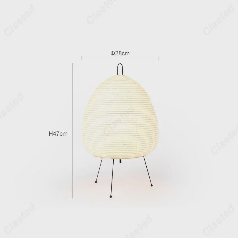 Akari Noguchi Stijl Tafellamp - Japanse Rijstpapier Lamp met Statief