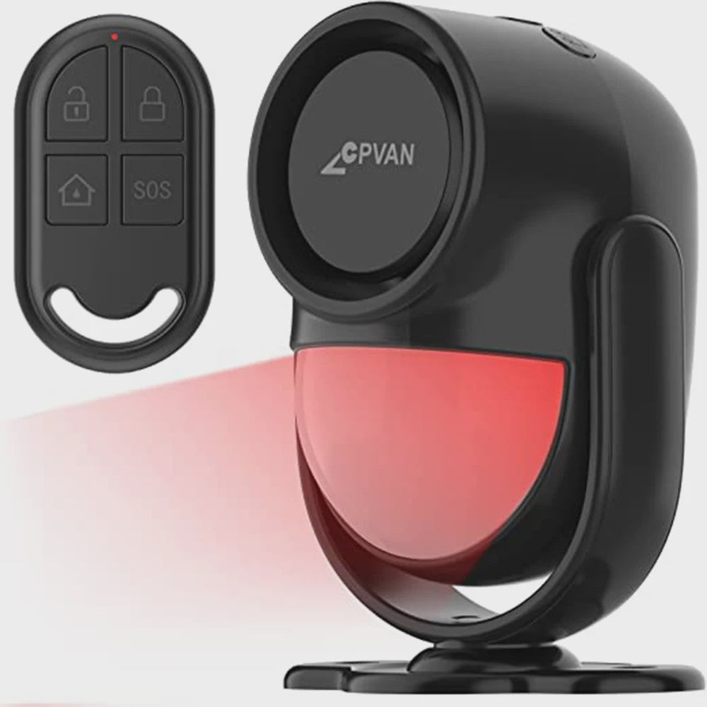 Draadloze Infrarood Bewegingsmelder met Afstandsbediening - 125dB Alarm