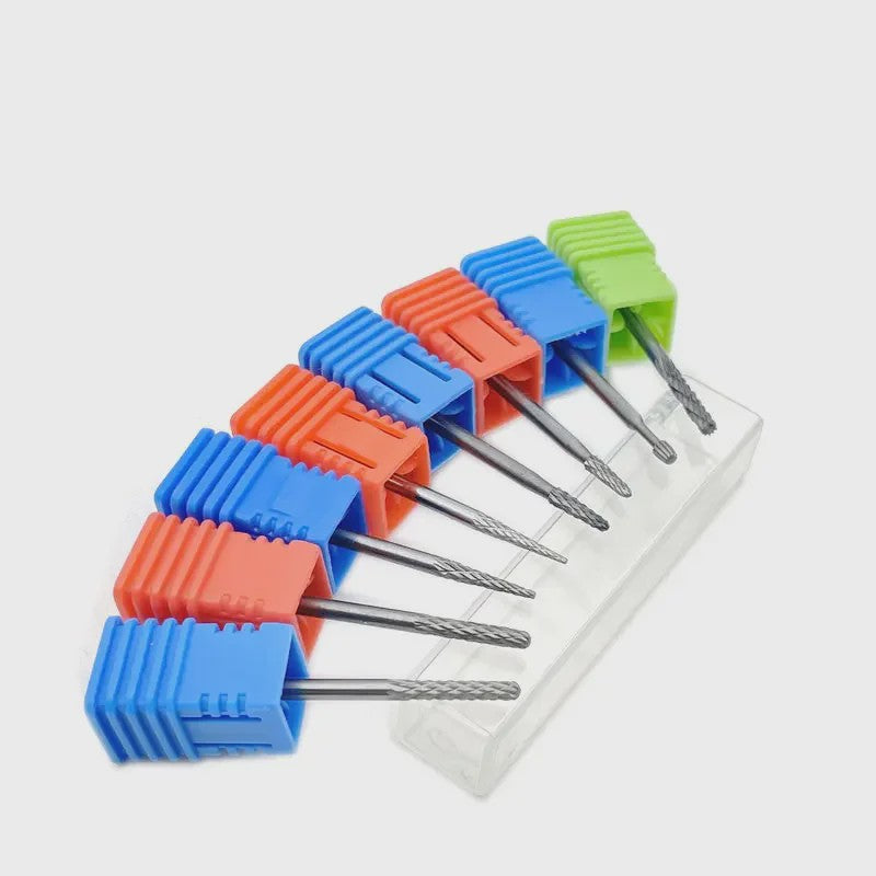 Professionele Tungsten Carbide Nagelboor Bits Set - 33 Stijlen voor Manicure & Pedicure