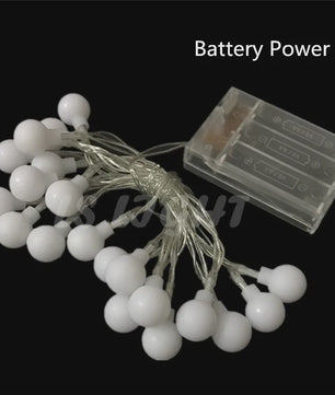 10M LED Bolletjes Lichtsnoer - USB & Batterij - Sfeerverlichting voor Tuin, Kerst, Slaapkamer & Feest