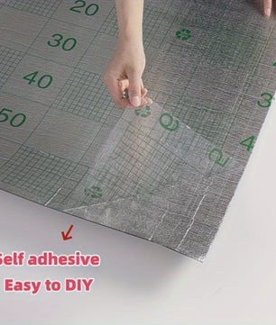 3D Grid Panel Muursticker - Zelfklevend, Makkelijk DIY Behang voor Wanden & Plafonds