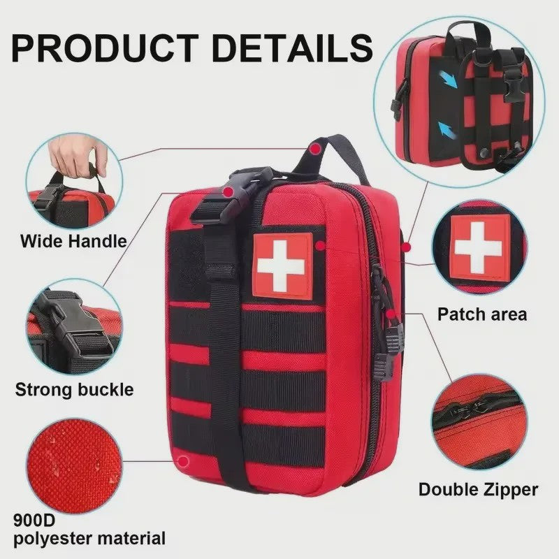 Professionele 379-delige EHBO- en Survival Kit voor Noodgevallen