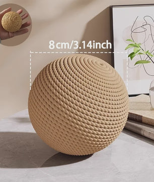 Grote Sisal Kattenbal: Interactief Krab-, Kauw- en Tandspeeltje voor Uren Speelplezier