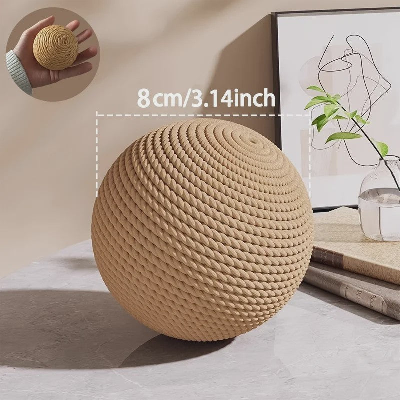Grote Sisal Kattenbal: Interactief Krab-, Kauw- en Tandspeeltje voor Uren Speelplezier