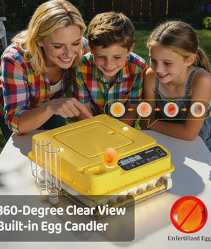 Automatische Broedmachine 288 Eieren - Volledig Automatisch met Temperatuur-, Water- en Keerfunctie - Geschikt voor Kip, Eend, Gans, Kwartel, Duif, Schildpad