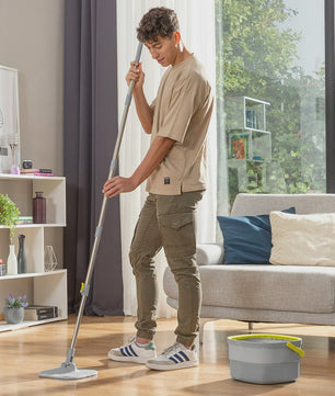 Zelfreinigende Dweil met Scheidingssysteem Emmer - Hygiënisch en Efficiënt Schoonmaken