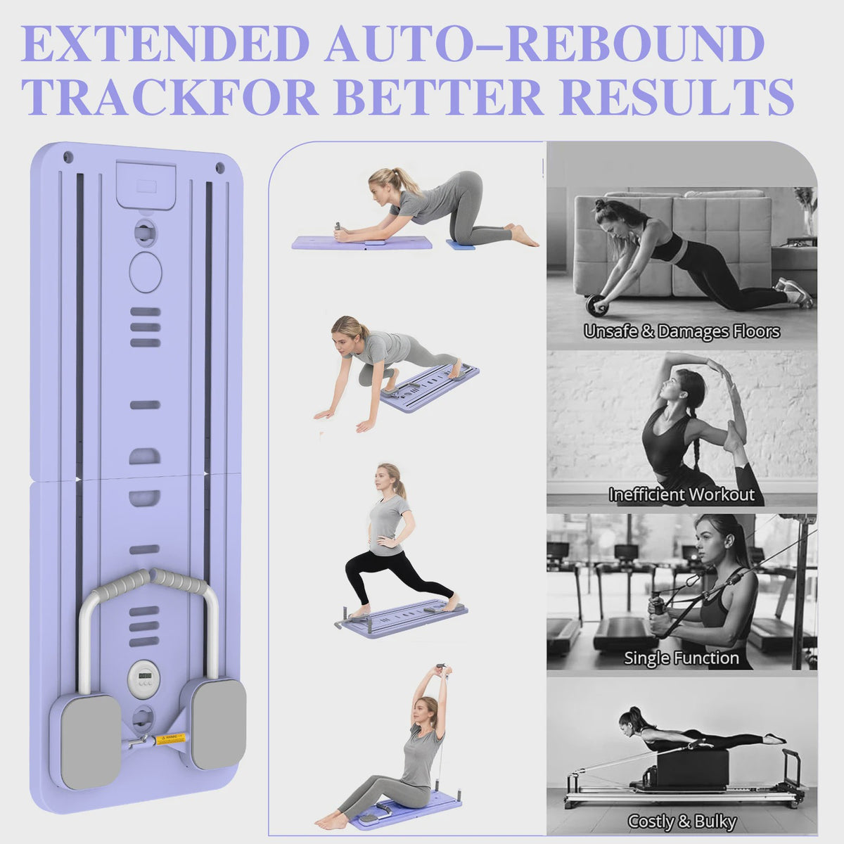 Opvouwbaar Fitness Board voor Thuis: Ab Roller & Core Training