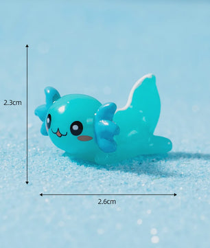 35x Schattige Axolotl Miniatuur Ornamenten - Perfect voor Aquarium & Sprookjes Tuin Decoratie