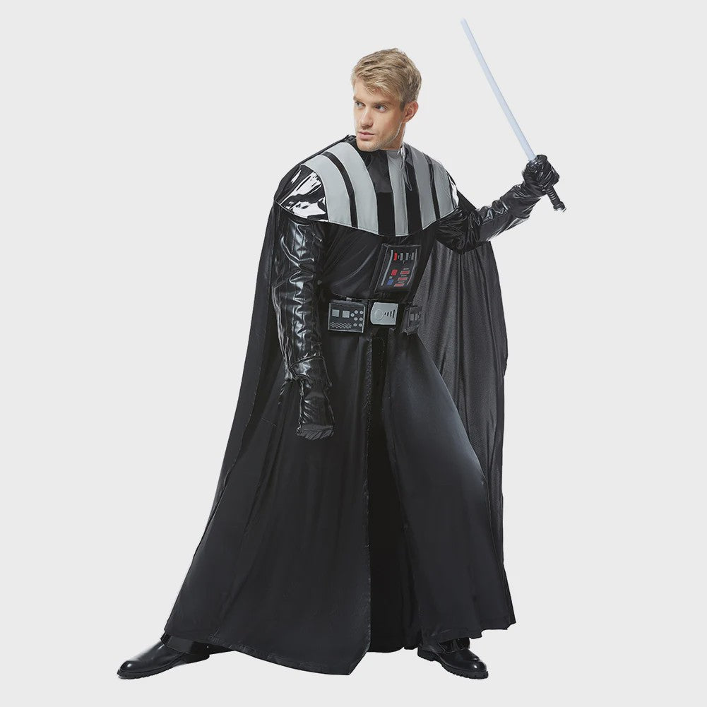 Darth Vader Cosplay Kostuum Heren - Compleet Halloween Verkleedpak met Cape