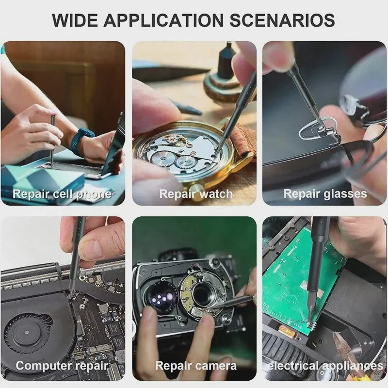 Precisie Schroevendraaierset 32/43/46-in-1: Magnetisch, Multifunctioneel Reparatiegereedschap