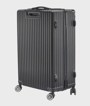 Set van 3 Zwarte Hardcase Koffers met TSA-slot en Dubbele Wielen (M/L/XL)