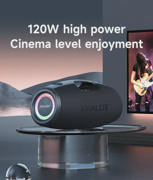 ZEALOT S78 120W Draagbare Bluetooth Speaker - Krachtig Geluid & Feestverlichting