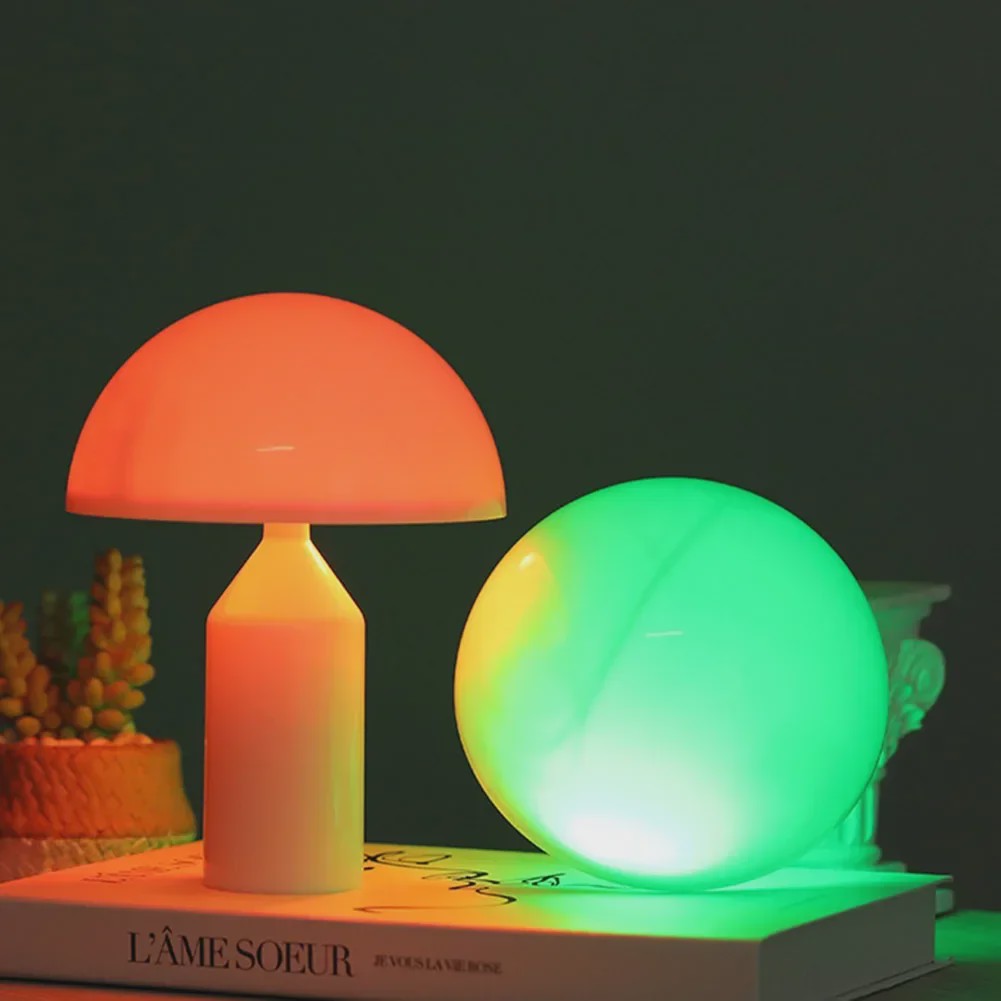 Mushroom LED Tafellamp - Dimbaar Touchlicht voor Sfeer & Decoratie