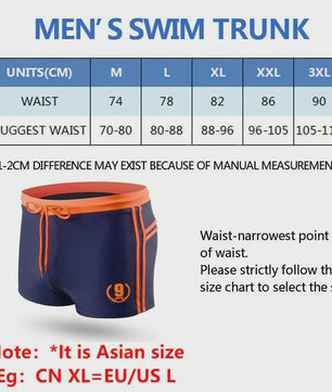 ES CATCH Heren Zwembroek - Plus Size, Elastisch & Bedrukt met Uitneembare Pad
