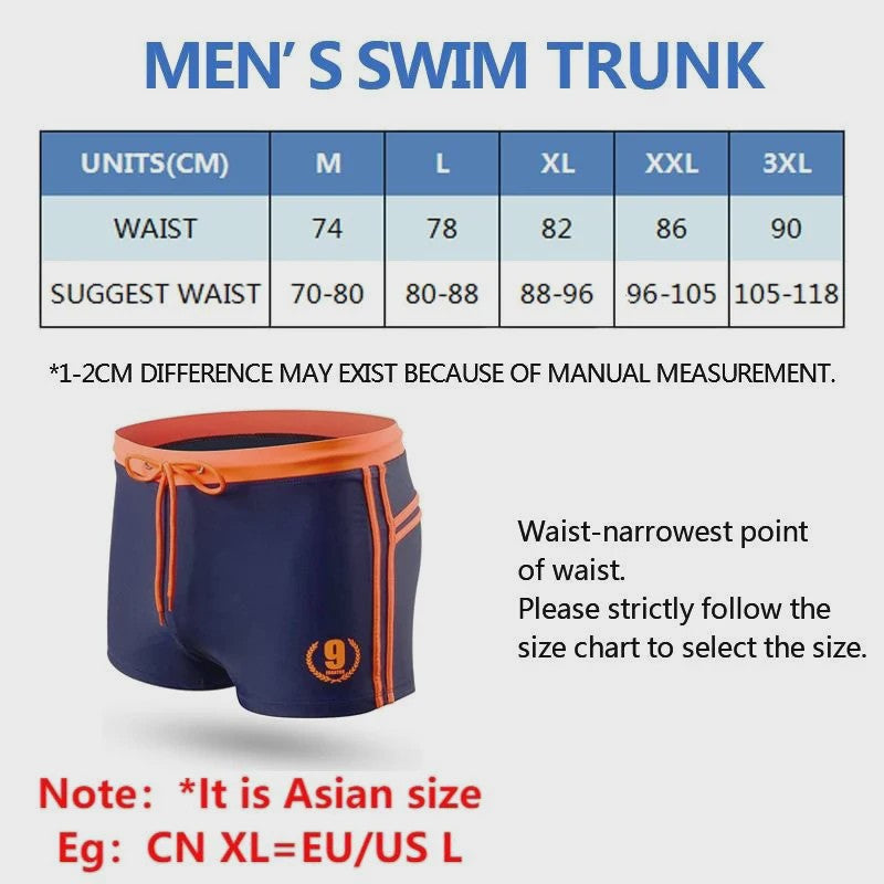 ES CATCH Heren Zwembroek - Plus Size, Elastisch & Bedrukt met Uitneembare Pad