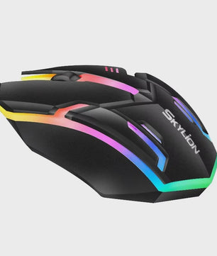 F1 Bedrade Gaming & Kantoor Muis met Kleurrijke Verlichting - Plug & Play