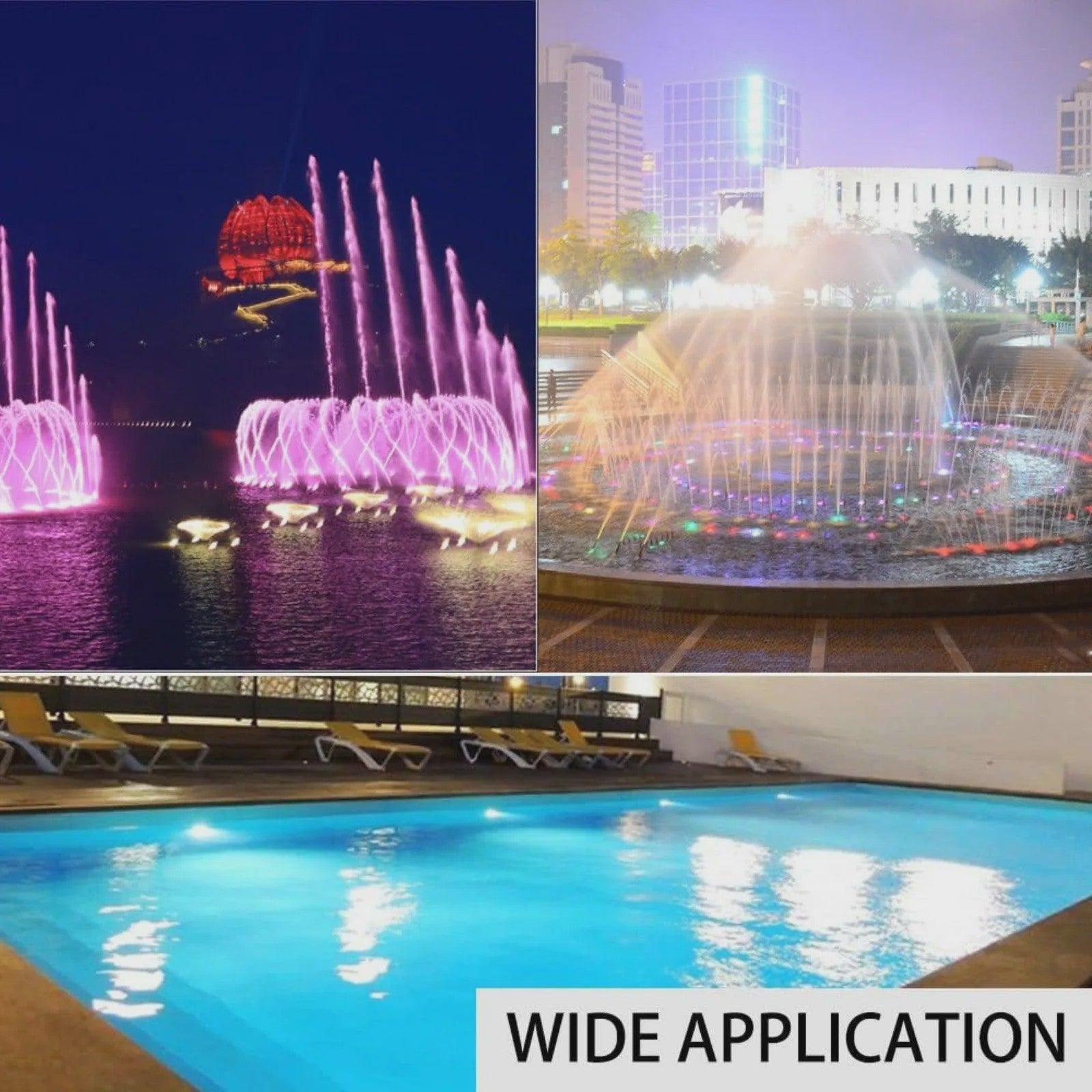 LED Zwembadverlichting RGB 45W 12V - Waterdicht, Kleurrijk & Inclusief Afstandsbediening